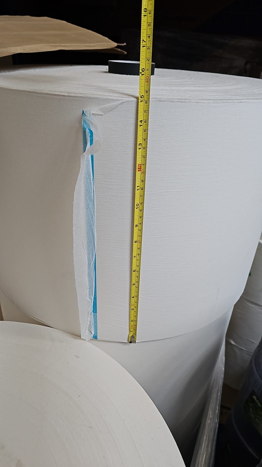 2 x Jumbo Tea Bag Roll Thin Paper 42cm & 38cm wide