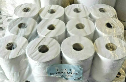 100 Meter Micro Mini Toilet Roll 2 Ply 24 / 48 Rolls