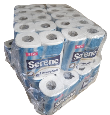 40 Luxury Ultra Soft Laminated Toilet Rolls Pure Paper