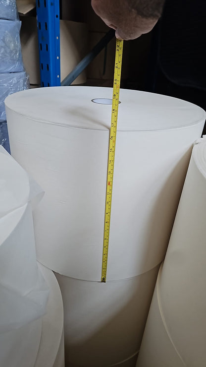 2 x Jumbo Tea Bag Roll Thin Paper 42cm & 38cm wide