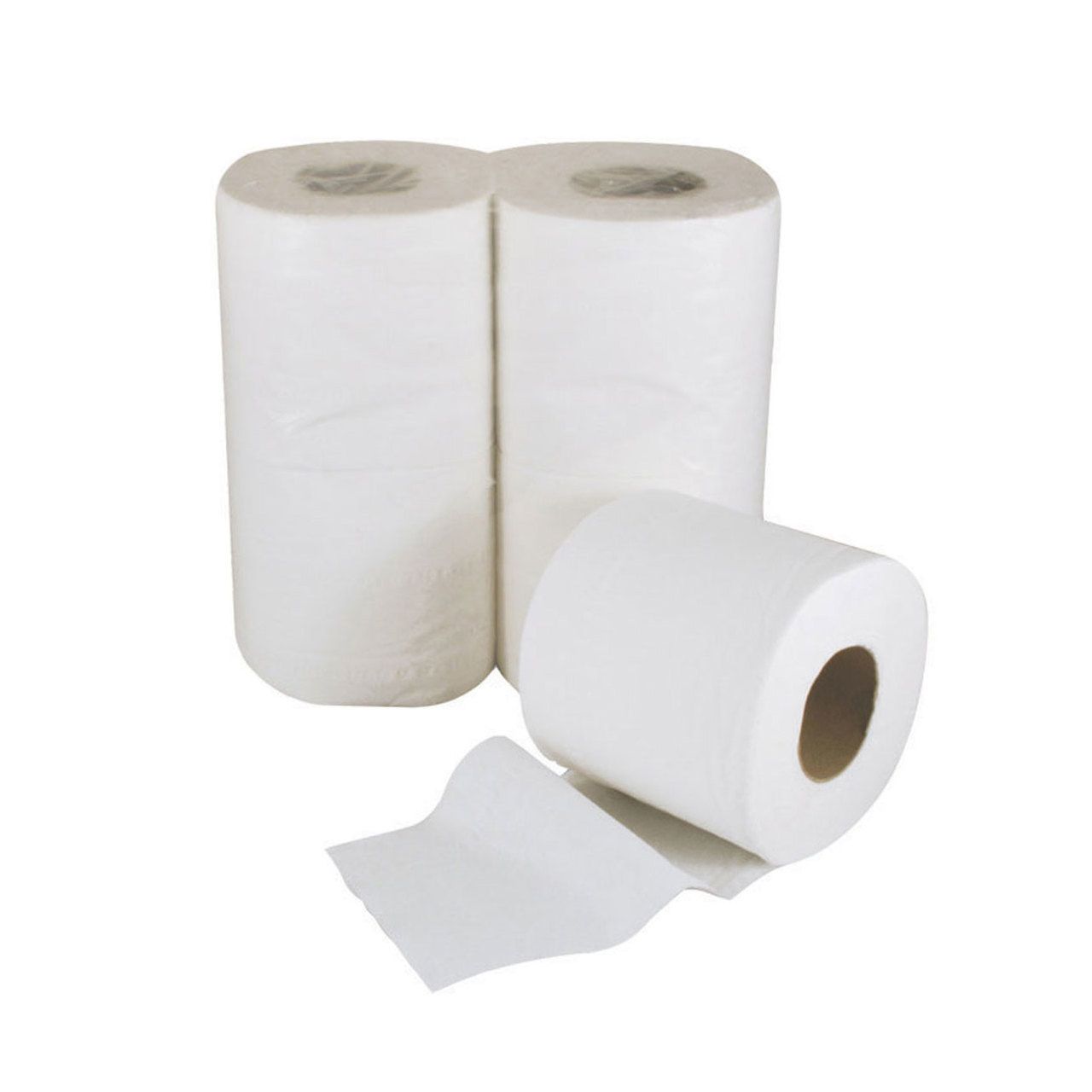 96 x 2 Ply Jumbo Toilet Roll Quilted Pure Soft  (12x4 Packs)