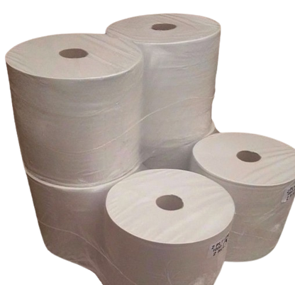 White Bumper Barrel 2 Ply Forecourt Roll ~ Twin Pack